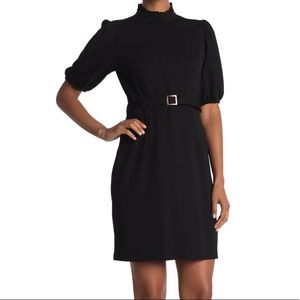 Nanette Lepore belted stretch crepe dress –– NWT